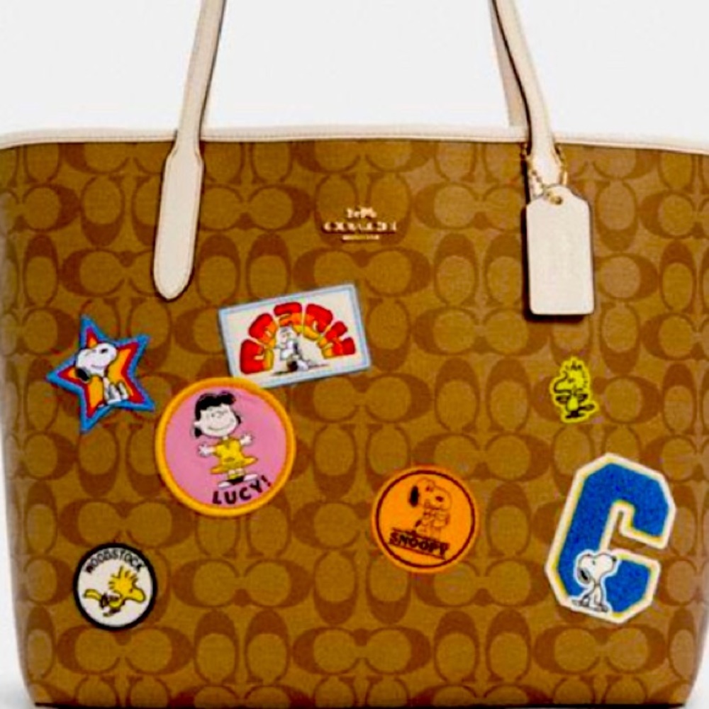 Coach X Peanuts Tote Bag And Long Zip Wallet